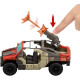 Ігровий набір машинка з динозавром Mattel Jurassic World Launch N Battle Truck Martin Krebs Figure Raptor