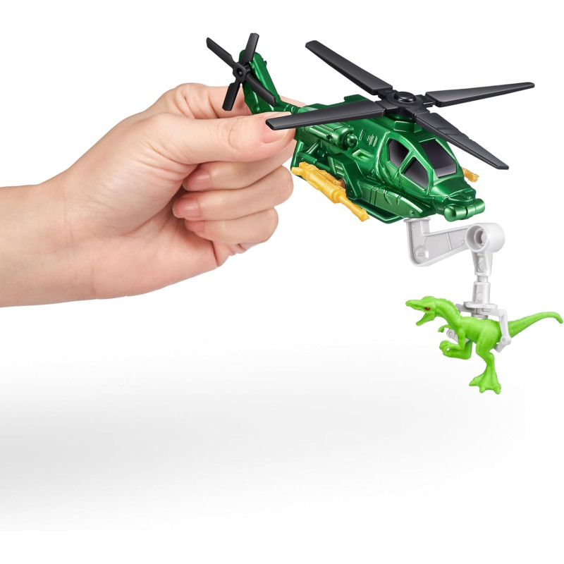 Інтерактивний ігровий набір Втеча динозавра Robo Alive Dino Escape Robotic Light Up Vehicles