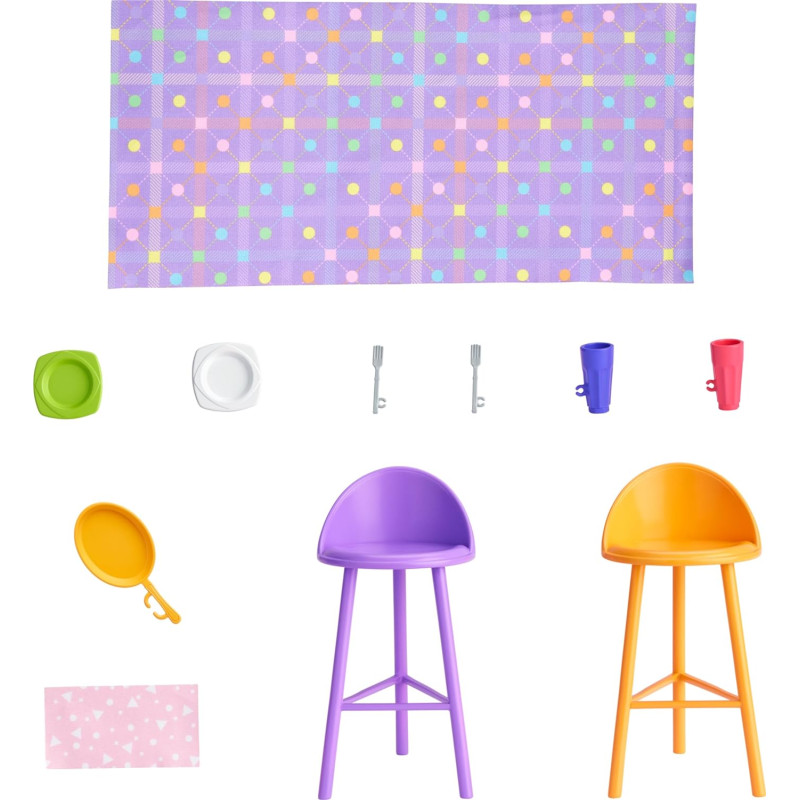 Ігровий набір Барбі Barbie Doll House Playset  Getaway House with 4 Play Areas Including Kitchen HRJ76