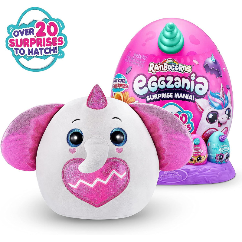 Плюшева іграшка сюрприз Слоник Rainbocorns Eggzania Surprise Mania Series 1 (Elephant) by ZURU