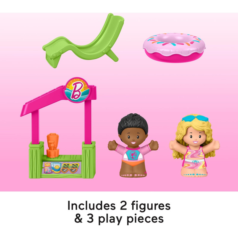 Ігровий набір Пляжний будиночок Барбі Fisher Price Little People Barbie Beach House