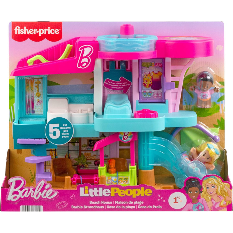 Ігровий набір Пляжний будиночок Барбі Fisher Price Little People Barbie Beach House