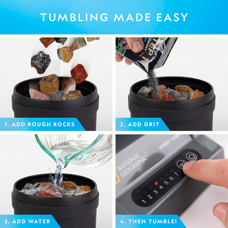 Науковий ігровий набір Камені з Мадагаскару National Geographic Madagascar Rocks for Tumbling