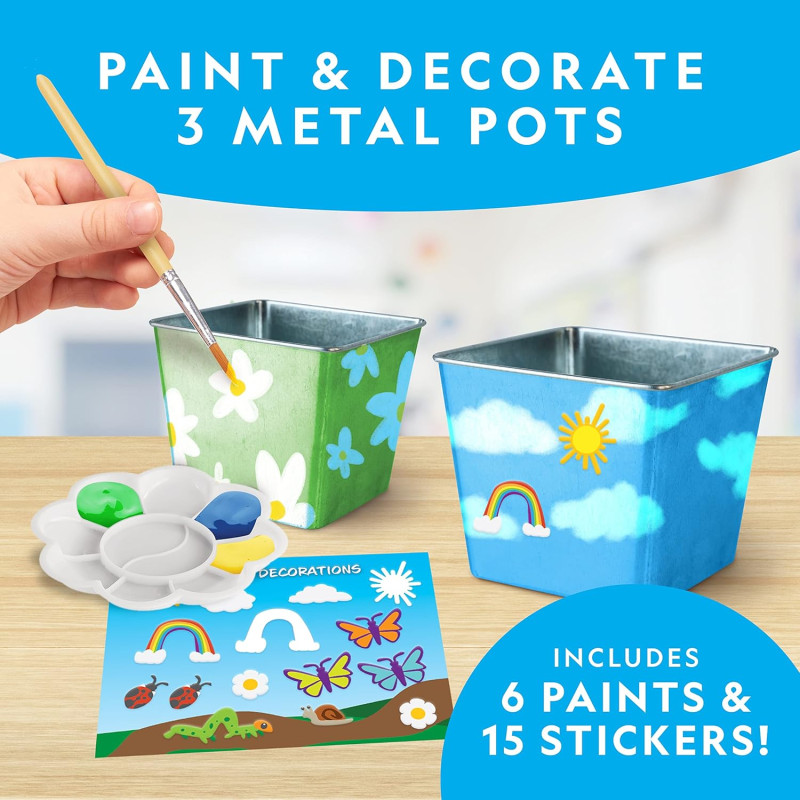 Набір STEM для вирощування квітів та трав National Geographic Flower Herb Gardening Kit