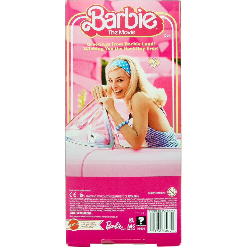 Лялька Барбі Марго Роббі Barbie The Movie Doll Margot Robbie as Barbie