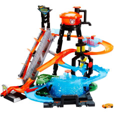 Трек Хот Вілс Водонапірна вежа Hot Wheels Ultimate Gator Car Wash Playset FTB67