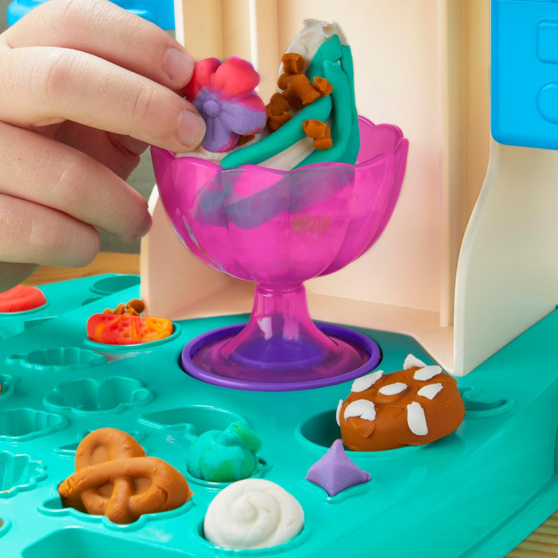 Набір для творчості Райдужне морозиво Play Doh Rainbow Swirl Ice Cream Playset