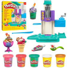 Набір для творчості Райдужне морозиво Play Doh Rainbow Swirl Ice Cream Playset