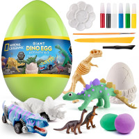 Набір для творчості STEM Гігантське яйце динозавра National Geographic Giant Dinosaur Egg Activity Kit