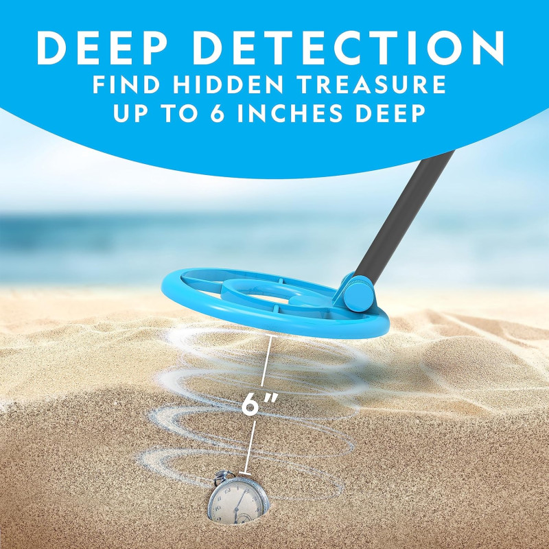 Набір STEM Дитячий металошукач NATIONAL GEOGRAPHIC Metal Detector for Kids Waterproof