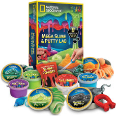 Набір для створення слаймів NATIONAL GEOGRAPHIC Mega Slime Kit and Putty Lab