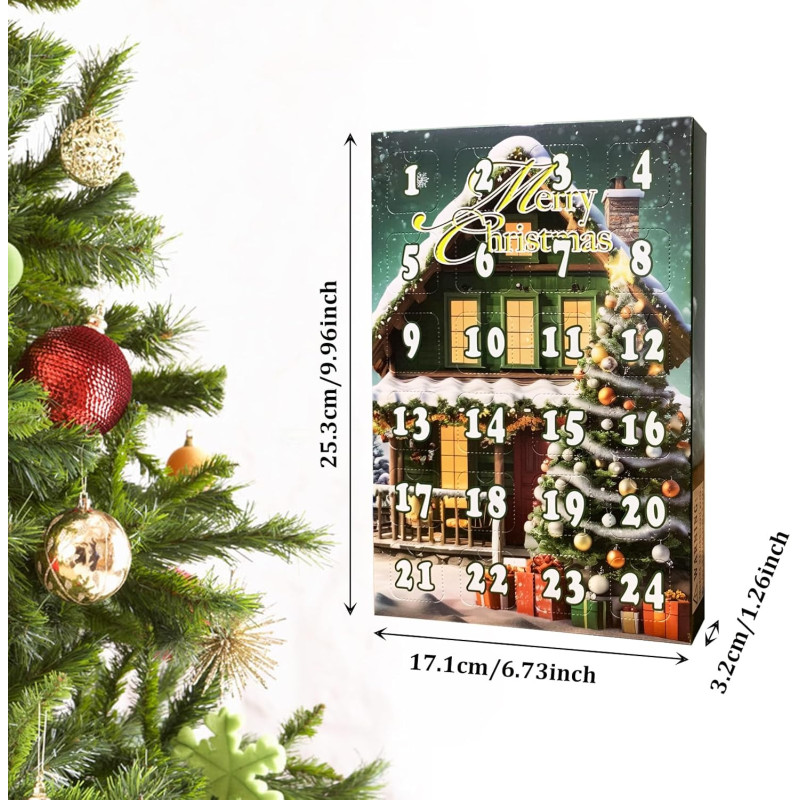 Адвент календар Christmas Advent Calendar Charm Bracelet Set