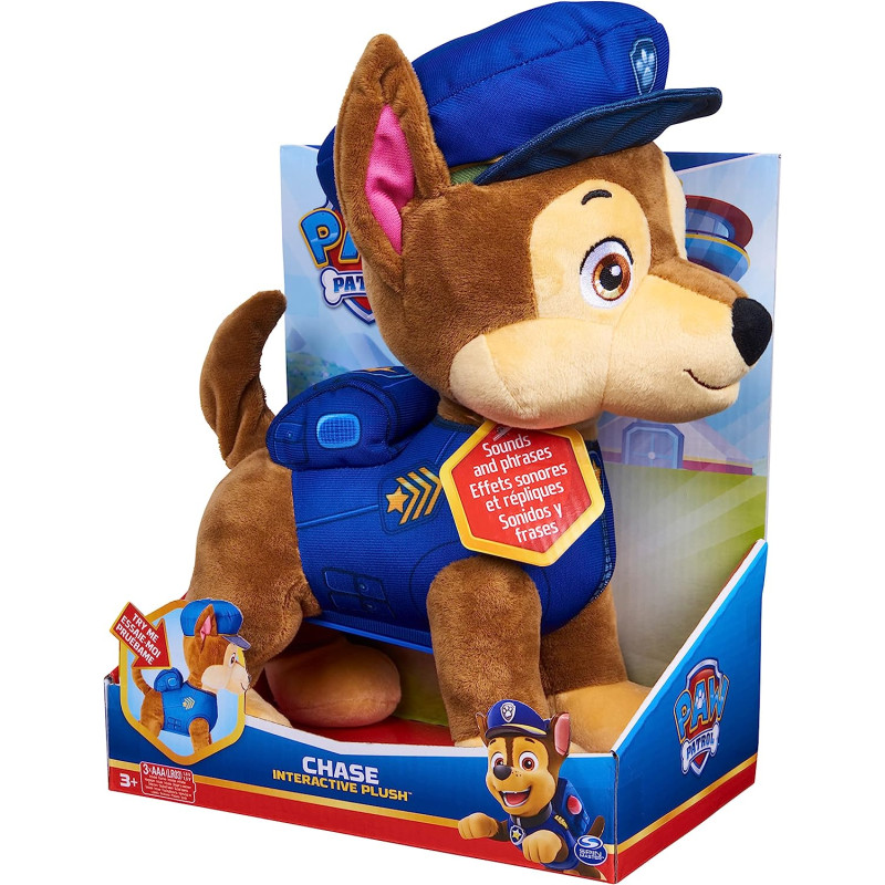 Інтерактивна плюшева іграшка Чейз Paw Patrol Talking Chase Interactive Plush Toy with Sounds
