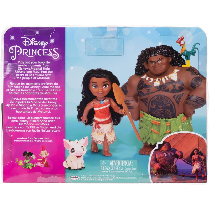 Ігровий набір Моана і Мауї Disney Princess Moana Maui Petite Doll Gift Set
