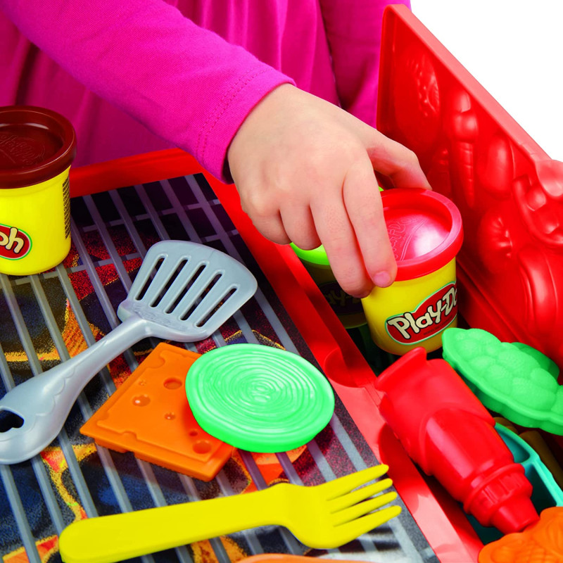 Ігровий набір Плей-До Гриль барбекю Play-Doh Kitchen Creations Big Grill Playset 40-Piece
