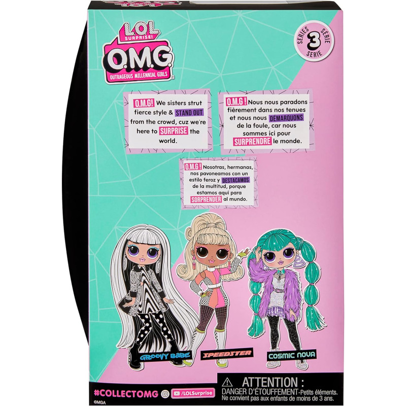 Лялька ЛОЛ ОМГ Космічна зірка L.O.L. Surprise! O.M.G. Cosmic Nova Fashion Doll