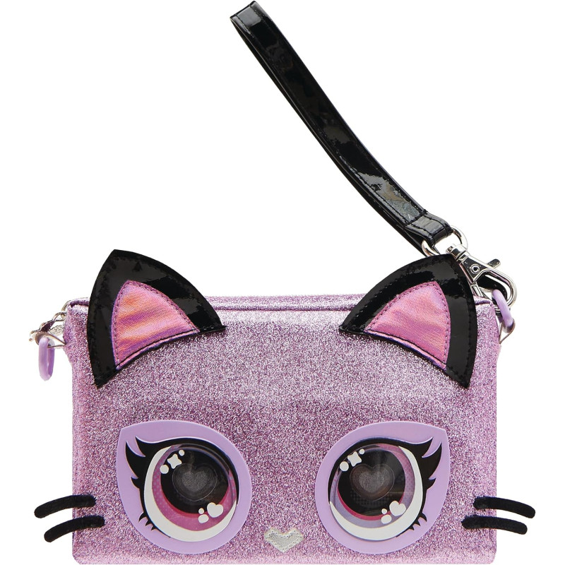 Інтерактивна сумочка котик з райдужними очима Purse Pets Keepin' It Clutch Purdy Purrfect Kitty Pet