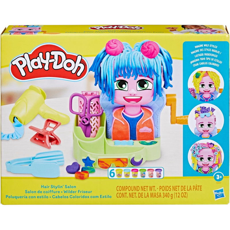 Набір для творчості Салон зачісок Play Doh Hair Stylin Salon Playset with 6 Cans