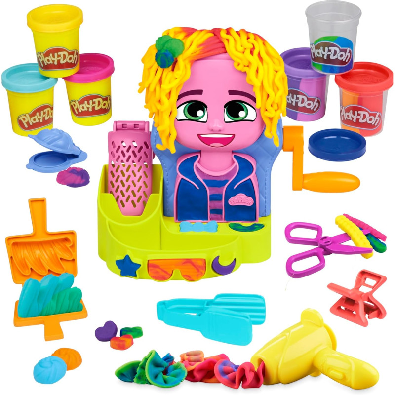 Набір для творчості Салон зачісок Play Doh Hair Stylin Salon Playset with 6 Cans