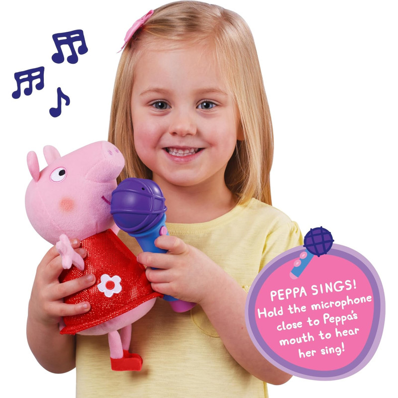 Інтерактивна іграшка Свинка Пеппа Peppa Pig Sing With Me Peppa Interactive Feature Plush