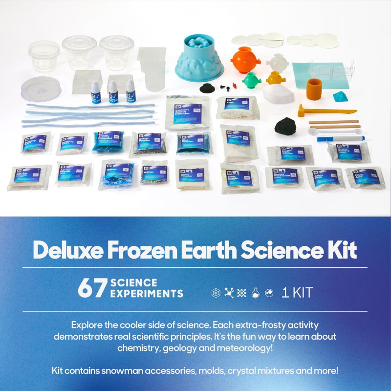 Науковий набір STEM хімічна лабораторія Discovery Frozen Earth Science Kit 67 Experiments STEM Chemistry