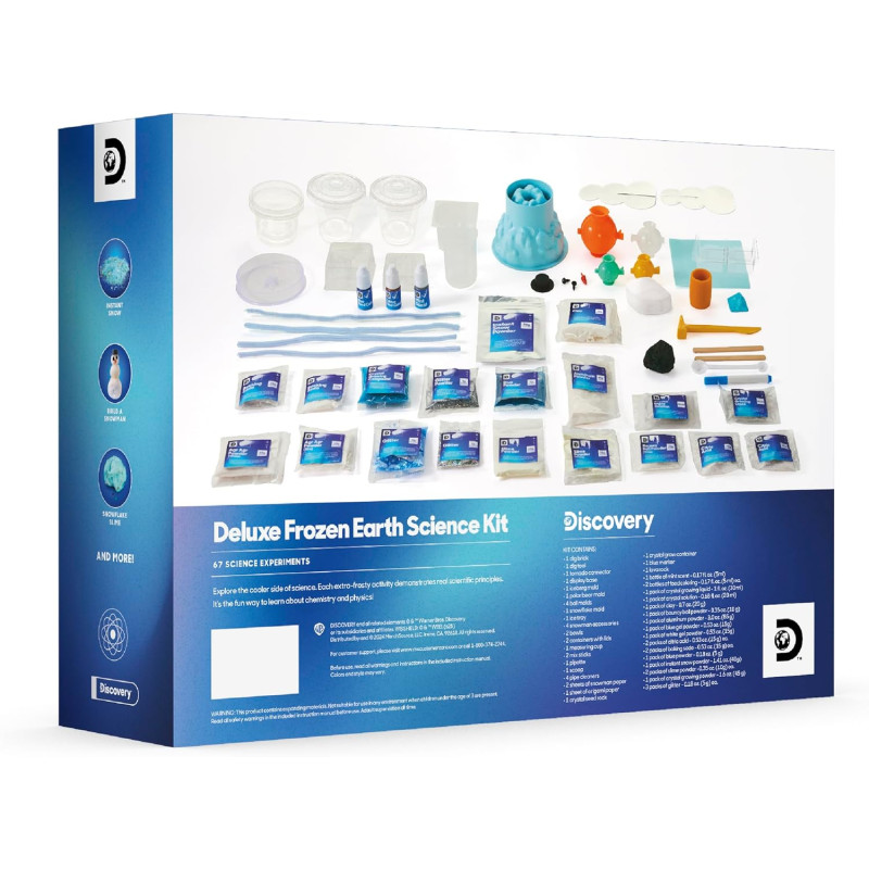 Науковий набір STEM хімічна лабораторія Discovery Frozen Earth Science Kit 67 Experiments STEM Chemistry