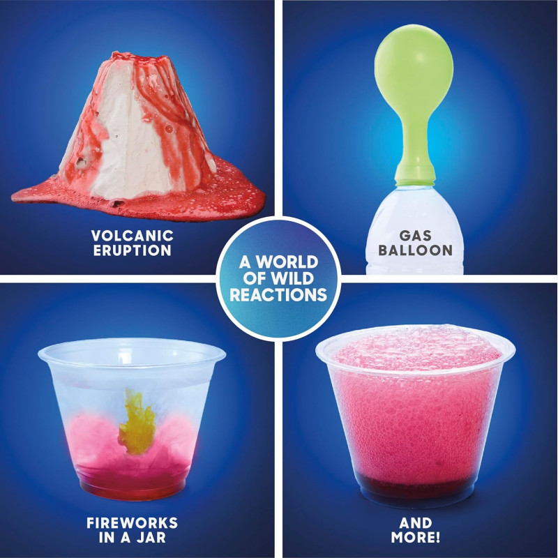 Науковий набір STEM лабораторія Discovery Super Reactions Science Kit 66 Experiments STEM