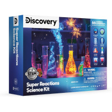 Научный набор STEM лаборотория Discovery Super Reactions Science Kit 66 Experiments STEM