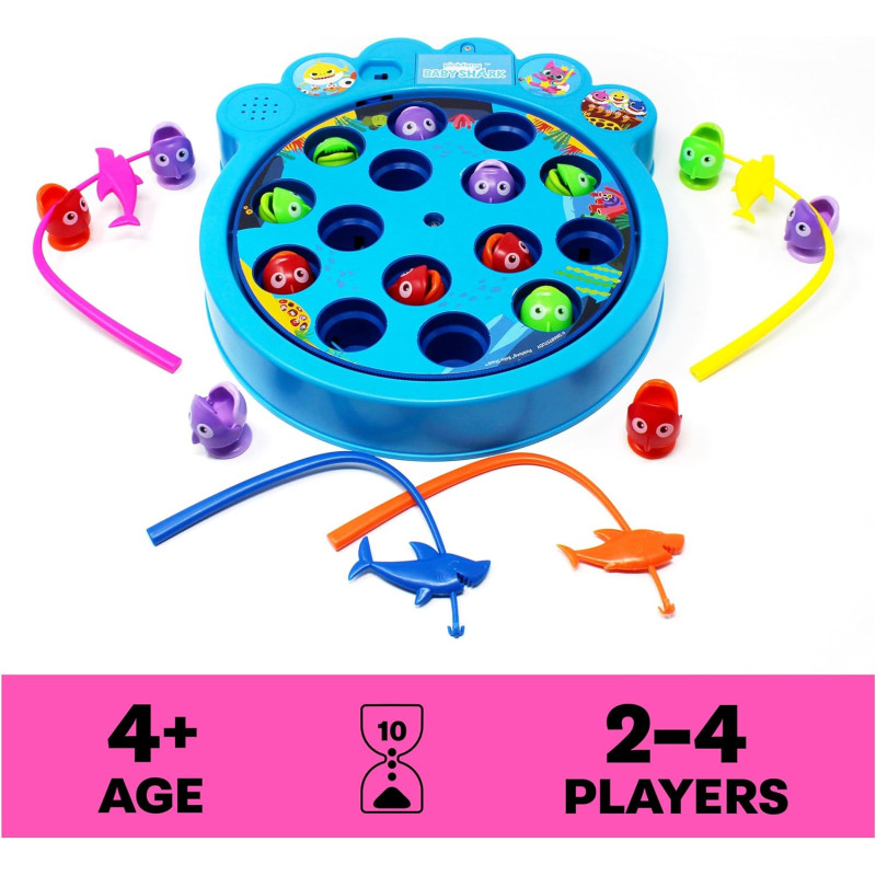 Настільна музична гра Риболовля Spin Master Games Pinkfong Baby Shark Let's Go