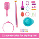 Барбі голова манекен +20 аксесуарів Barbie Totally Hair Styling Doll Head & 20+ Accessories