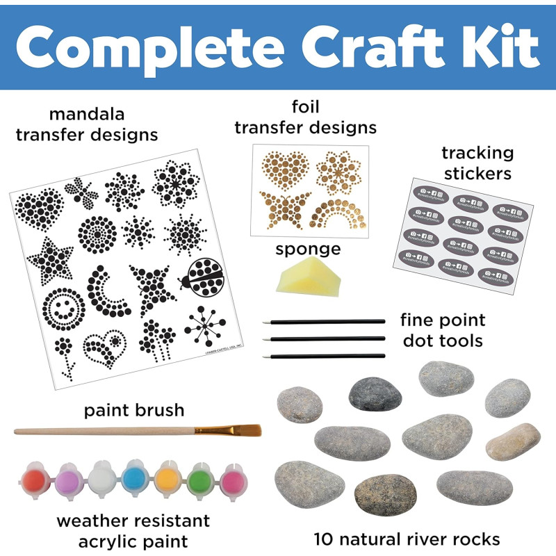 Набір для творчості малюнки на каменях Creativity for Kids Hide and Seek Dot A Rock