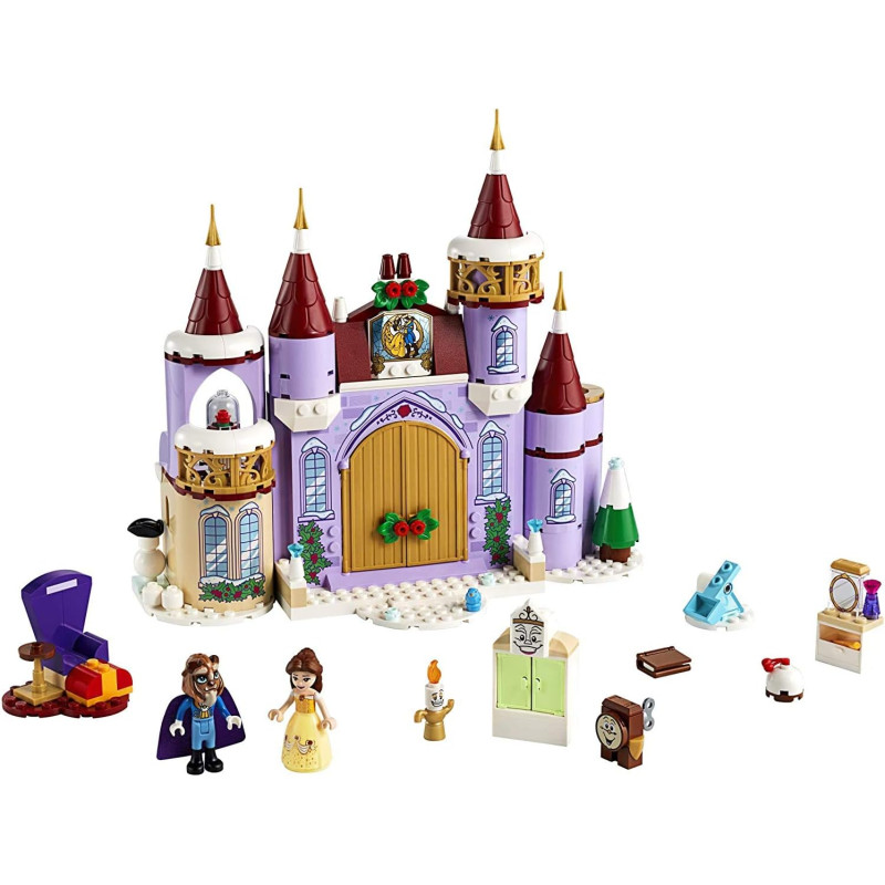 Конструктор Лего Зимове свято в замку Белль Lego Disney Princess Belle s Castle Winter  43180