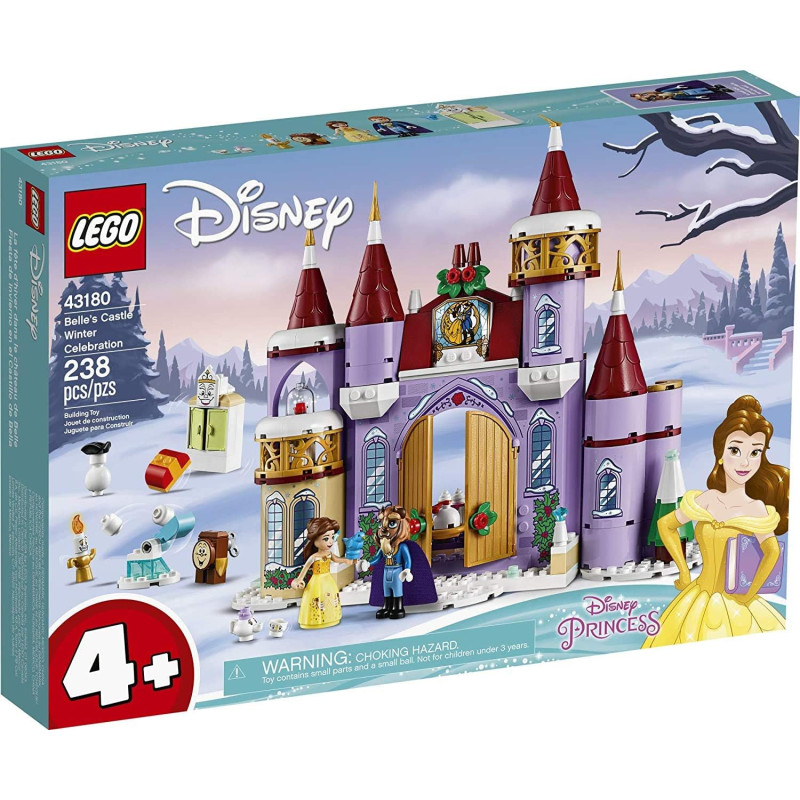 Конструктор Лего Зимове свято в замку Белль Lego Disney Princess Belle s Castle Winter  43180