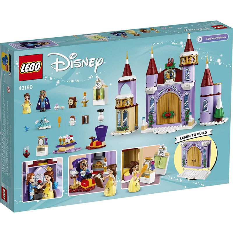 Конструктор Лего Зимове свято в замку Белль Lego Disney Princess Belle s Castle Winter  43180