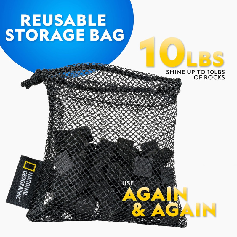 Набір STEM Наповнювач для галтування каменів NATIONAL GEOGRAPHIC Rock Tumbling Media