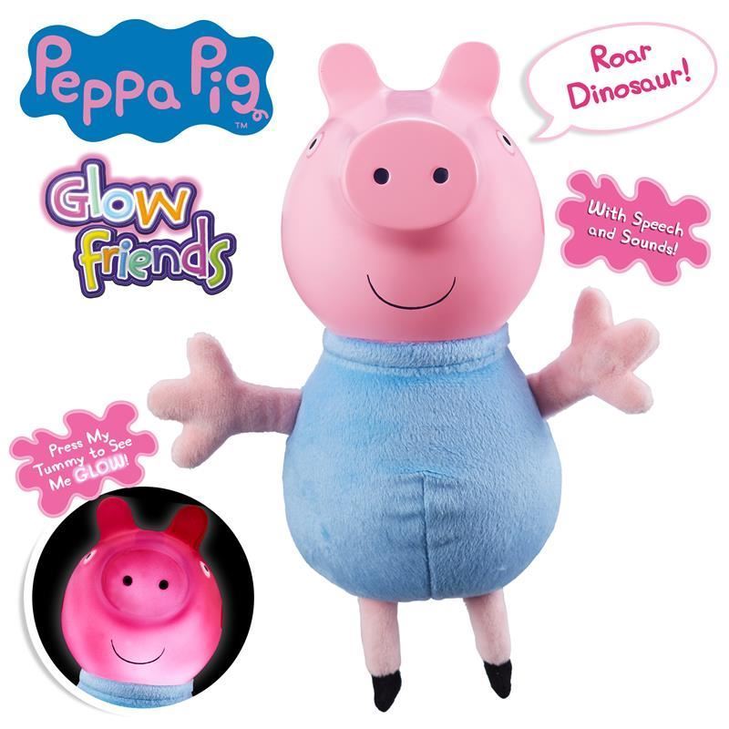 Свинка Пеппа Джордж Peppa Pig Glow Friends Talking George