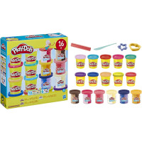 Ігровий набір Плей До з 16 банок Play-Doh Sparkle and Scents Variety Pack of 16 Cans 