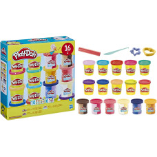 Ігровий набір Плей До з 16 банок Play-Doh Sparkle and Scents Variety Pack of 16 Cans 