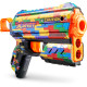 Скорострільний бластер XSHOT Skins Flux Blaster with 16 Darts Striper Skin 2 Pack by ZURU