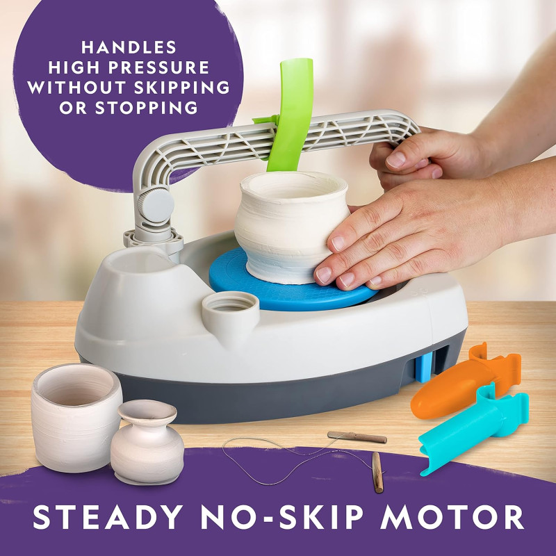 Ігровий набір STEM для гончарства NATIONAL GEOGRAPHIC Pottery Wheel for Kids