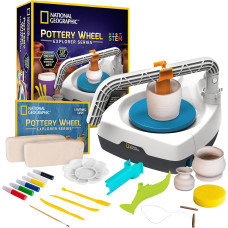 Игровой набор STEM для гончарства NATIONAL GEOGRAPHIC Pottery Wheel for Kids