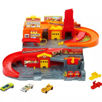 Ігровий набір гоночних машинок і міні місто Hot Wheels City Sto Go Refresh Toy