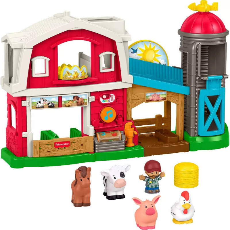 Ігровий набір музична Ферма Fisher price Little People Farm Doll Playset