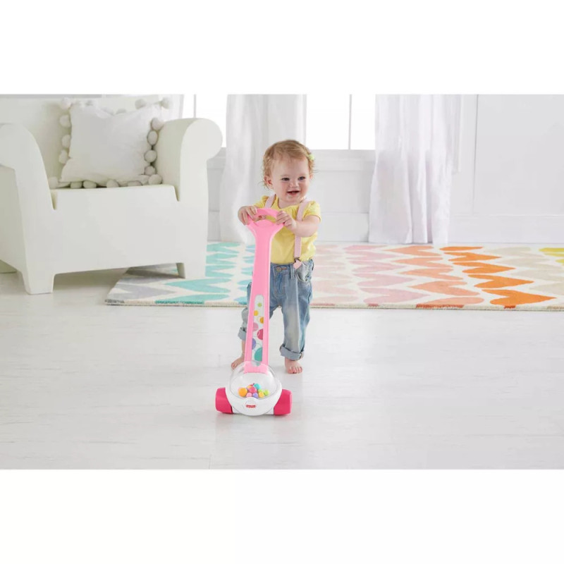 Розвиваюча іграшка каталка Fisher Price Corn Popper pink