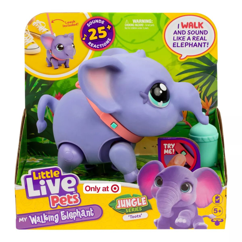 Інтерактивна іграшка Слоник Little Live Pets My Walking Elephant Jungle Series Toots