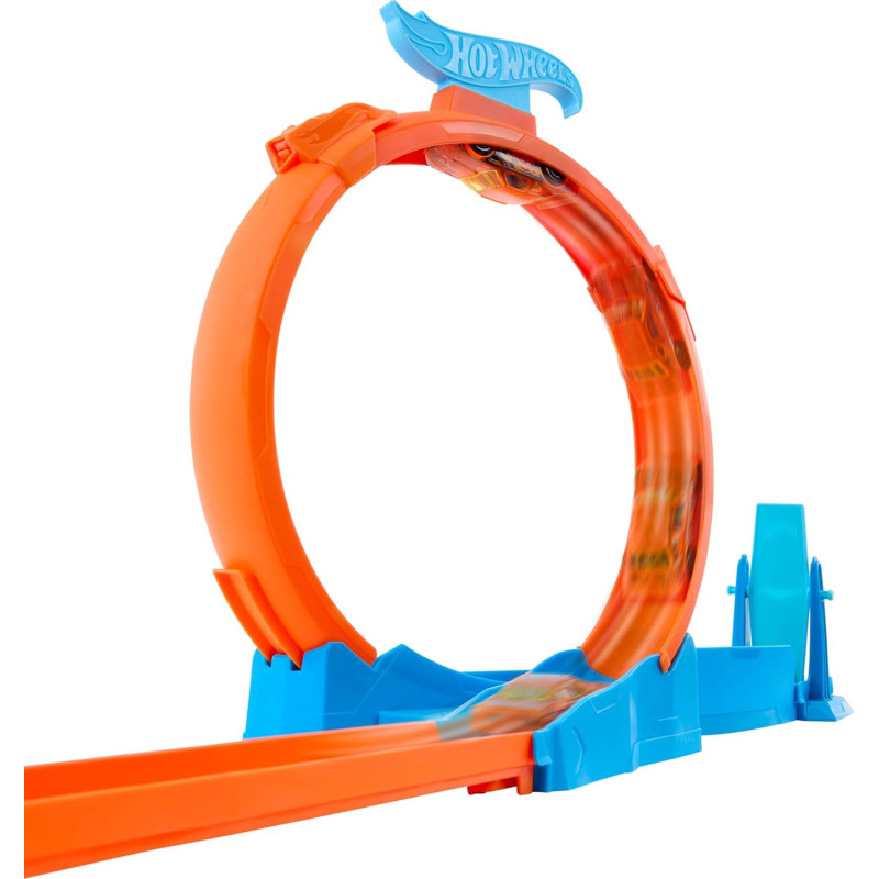 Гоночний трек Потрійна петля Hot Wheels Toy Vehicle Track Creator Triple Loop Kit