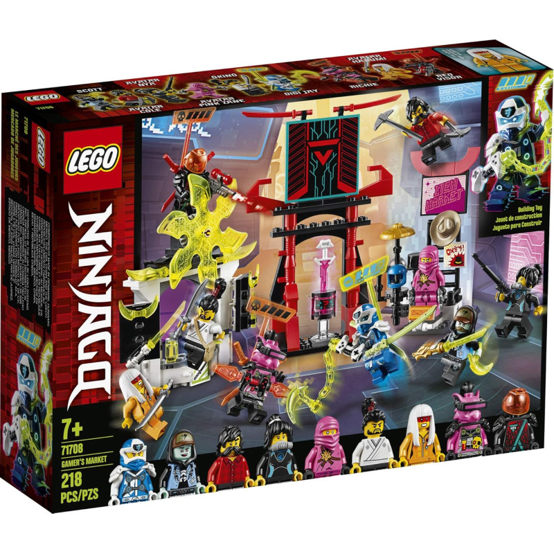 Конструктор Лего Кібер ринок LEGO NINJAGO Gamer s Market 71708