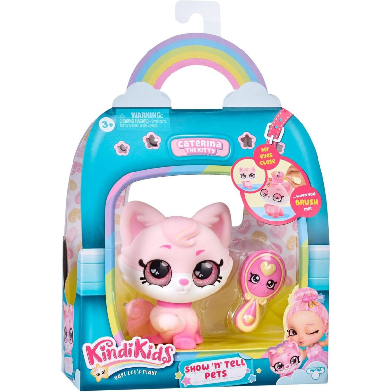 Ігровий набір вихованець Кошеня Kindi Kids Show N Tell Pets Caterina The Kitten