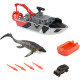 Рятувальний човен з динозавром Мозозавром Mattel Matchbox Jurassic World  Dino Boat with Mosasaurus JGG61
