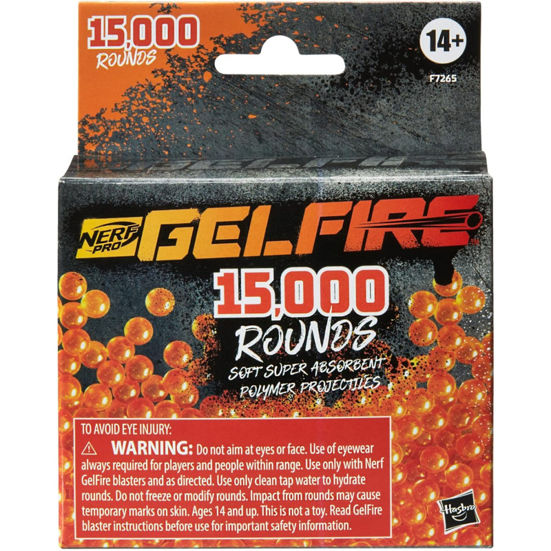 Набір боєприпасів Нерф Про Гельфайр 15000 кульок NERF Gelfire Refill 15000 Gelfire Rounds